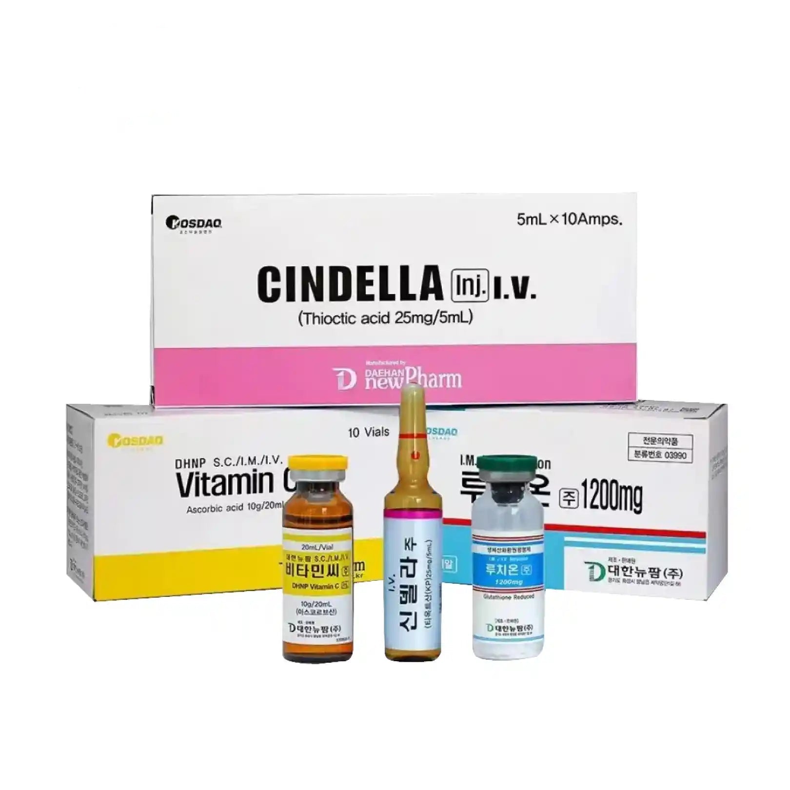 Cindella - Vitamin C - Luthione 1200mg Korean Whitening injection