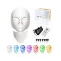 LED Face Mask With Neck Anti Acne Whitening 7 Colors Light Therapy Mask