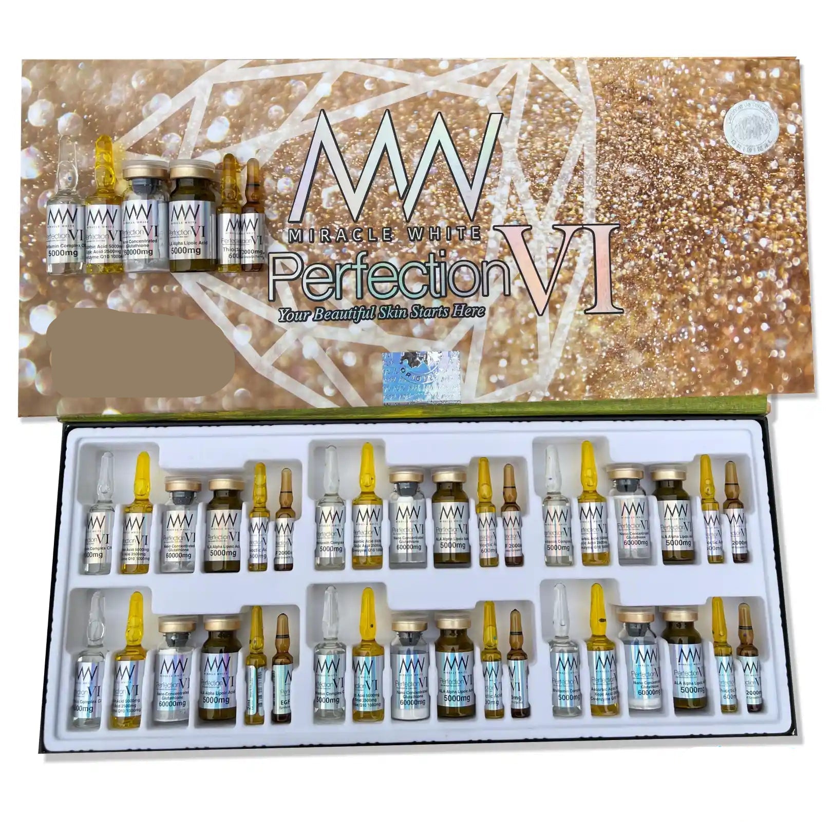 Miracle White Perfection VI – Latest Variant Skin Whitening | Anti-Aging | Scar Repair