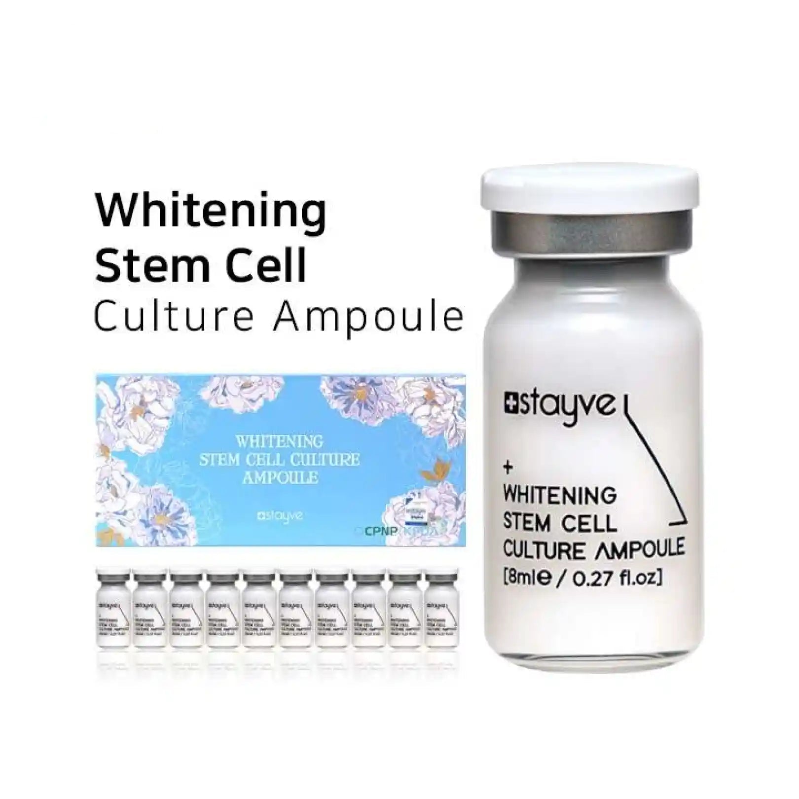 Whitening stem cell culture Ampoule Korean Stayve